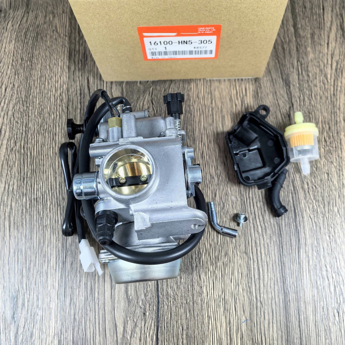 Honda TRX350 Rancher carburetor 16100-HN5-305 brass hex cap