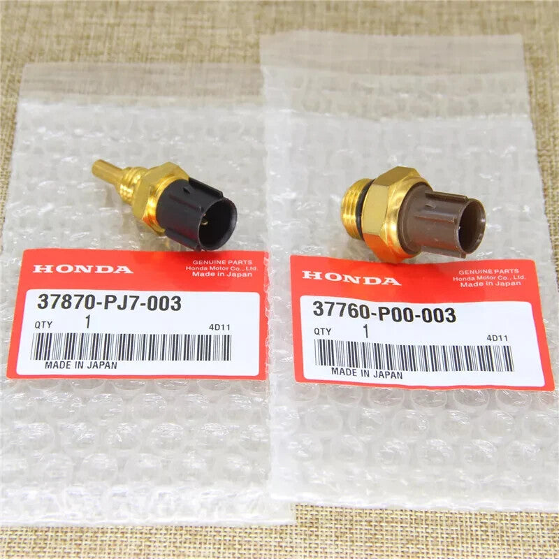 Honda cooling fan temperature switch sensor label part numbers