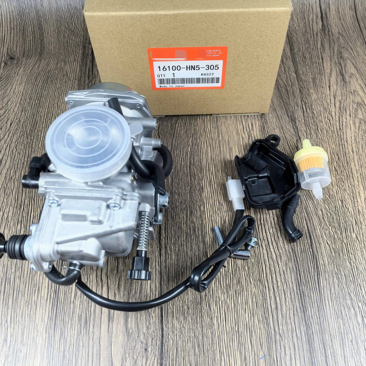 Honda TRX350 Rancher carburetor 16100-HN5-305 side view