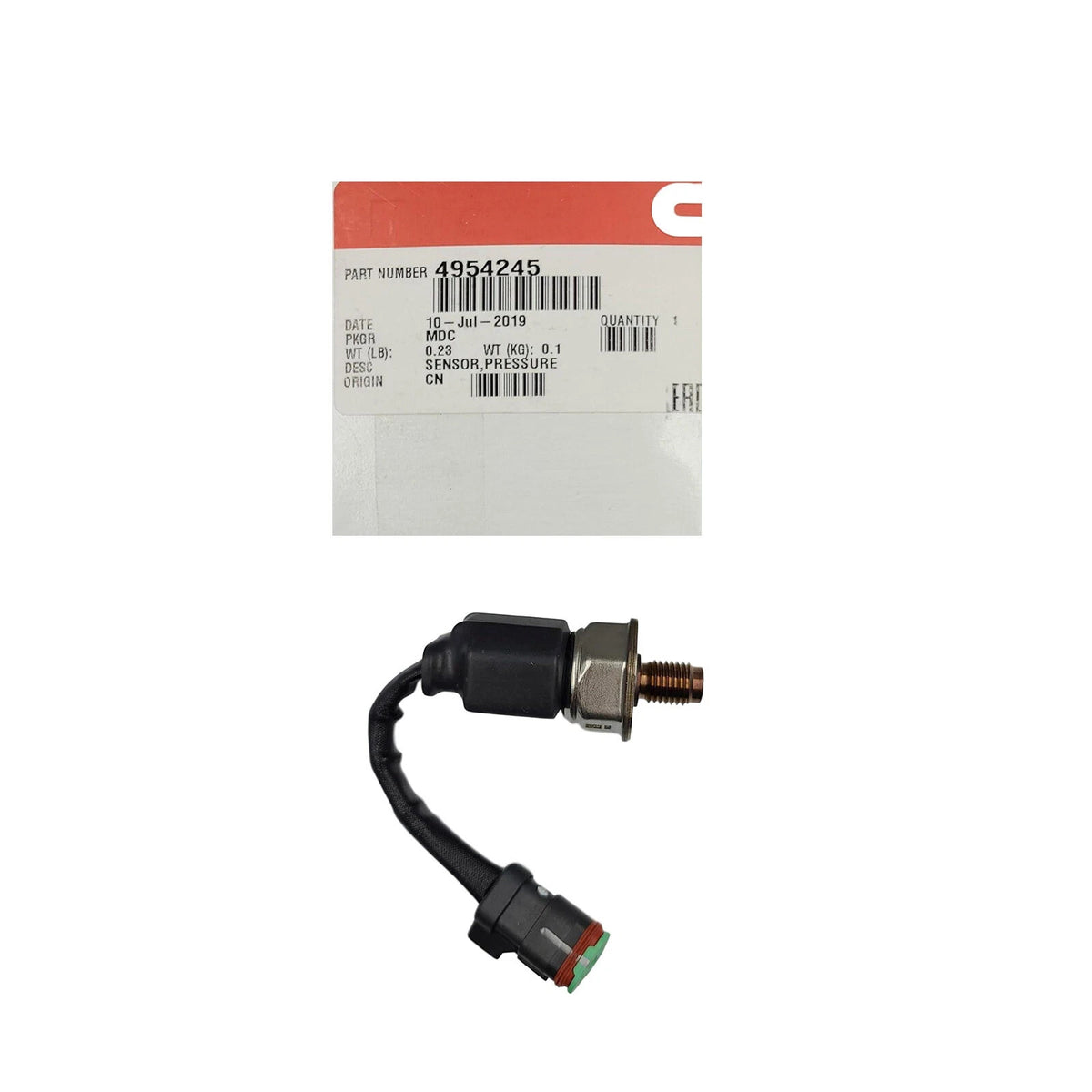 Cummins pressure sensor 4954245 label view