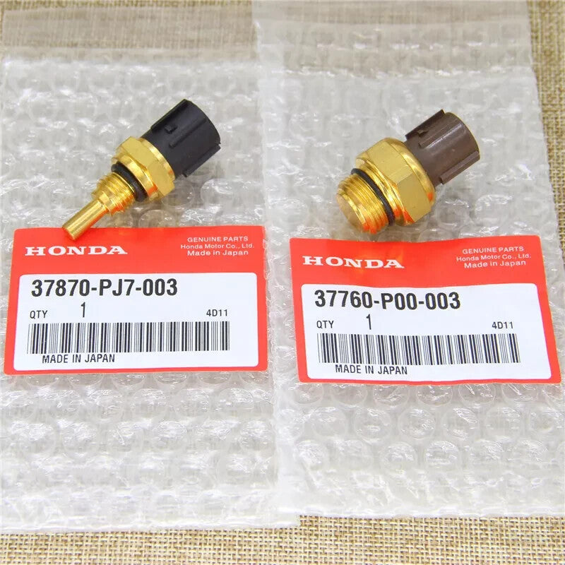 Honda cooling fan temperature switch sensor pair with Honda logo