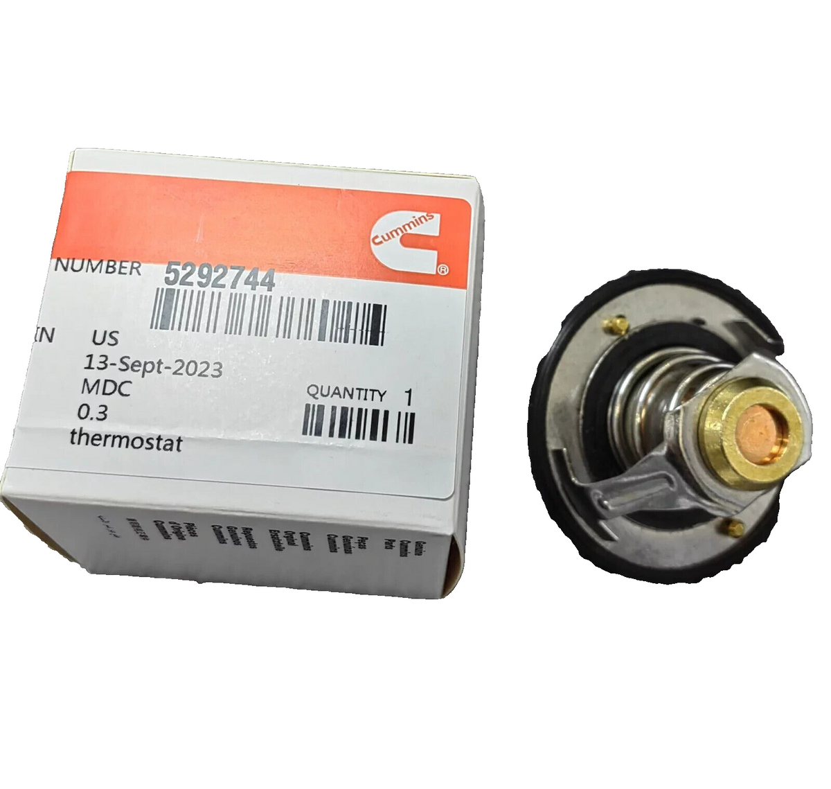 Cummins thermostat 5292744 with box
