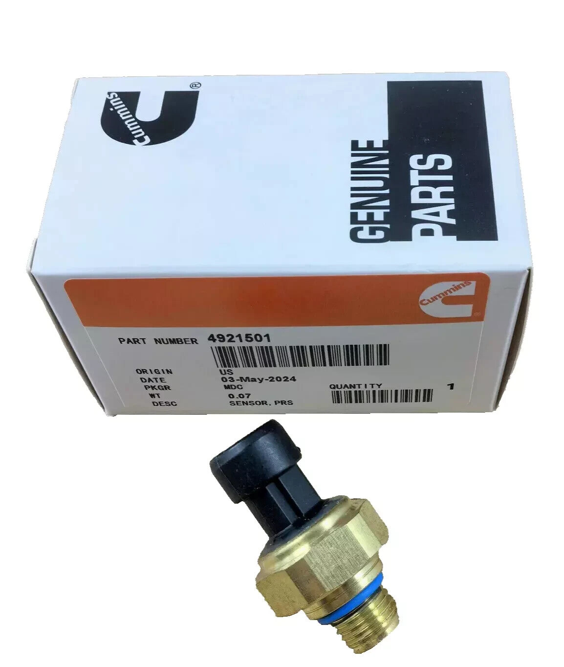 Cummins oil pressure sensor 4921501 front view