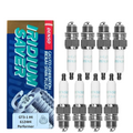 Eight Denso 6124 GT3-1 #4 iridium spark plugs